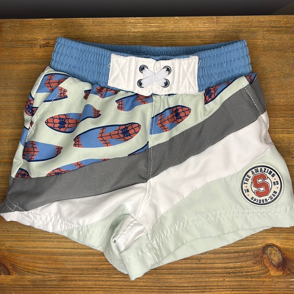 Disney Store Boys Spider-Man Swimming Trunks 2T